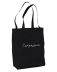 Compassion - "Cosmic Reflections" Tote Bag Black 3