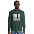 Compassion - "The Space We Share" Sweatshirt Bottle Green 3