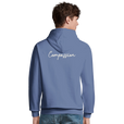 Compassion - "The Space We Share" Hoodie Blue 4