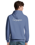 Compassion - "The Space We Share" Hoodie Blue 4