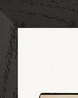 Hat On Framed print 13x18 cm / 5x7″ Black frame corner detail