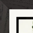 Little Secret Framed print 13x18 cm / 5x7″ Black frame corner detail