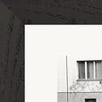 The Urban Matrix Framed print 13x18 cm / 5x7″ Black frame corner detail