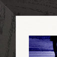 The Unwritten Path Framed print 13x18 cm / 5x7″ Black frame corner detail