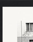 The Urban Matrix Framed print 13x18 cm / 5x7″ Black frame corner detail