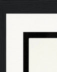 Little Secret Framed print 13x18 cm / 5x7″ Black frame corner detail