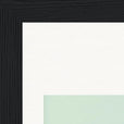 Lacey Leg Framed print 13x18 cm / 5x7″ Black frame corner detail
