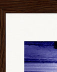The Unwritten Path Framed print 13x18 cm / 5x7″ Dark wood frame corner detail
