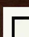 Little Secret Framed print 13x18 cm / 5x7″ Dark wood frame corner detail