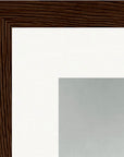 Everyday Hero Framed print 13x18 cm / 5x7″ Dark wood frame corner detail
