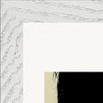 Shadow of Self Framed print 13x18 cm / 5x7″ White frame corner detail