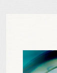 Around and Around Framed print 13x18 cm / 5x7″ White frame corner detail