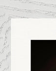 A Dreamer’s Strength Framed print 13x18 cm / 5x7″ White frame corner detail