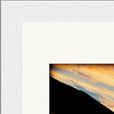 Cosmic Reflections Framed print 13x18 cm / 5x7″ White frame corner detail
