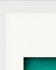 Underwater Flight Framed print 13x18 cm / 5x7″ White frame corner detail