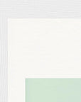 Lacey Leg Framed print 13x18 cm / 5x7″ White frame corner detail