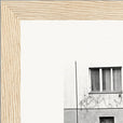 The Urban Matrix Framed print 13x18 cm / 5x7″ Wood frame corner detail