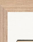 Hat On Framed print 13x18 cm / 5x7″ Wood frame corner detail