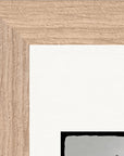 Circle of Life Framed print 13x18 cm / 5x7″ Wood frame corner detail