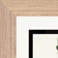 Little Secret Framed print 13x18 cm / 5x7″ Wood frame corner detail