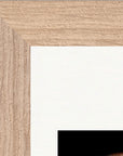 Have a Looksie Framed print 13x18 cm / 5x7″ Wood frame corner detail
