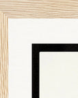 Little Secret Framed print 13x18 cm / 5x7″ Wood frame corner detail