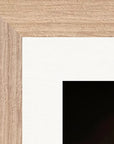 A Dreamer’s Strength Framed print 13x18 cm / 5x7″ Wood frame corner detail