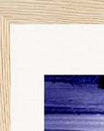 The Unwritten Path Framed print 13x18 cm / 5x7″ Wood frame corner detail