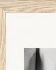 Synch'd Hands Framed print 13x18 cm / 5x7″ Wood frame corner detail