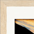Cosmic Reflections Framed print 13x18 cm / 5x7″ Wood frame corner detail