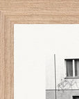 The Urban Matrix Framed print 13x18 cm / 5x7″ Wood frame corner detail