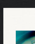 Around and Around Framed print 15x20 cm / 6x8″ Black frame corner detail