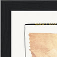 Kiss My Ass Framed print 15x20 cm / 6x8″ Black frame corner detail