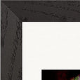 Chromatic Kiss Framed print 15x20 cm / 6x8″ Black frame corner detail