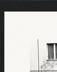 The Urban Matrix Framed print 15x20 cm / 6x8″ Black frame corner detail