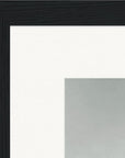 Everyday Hero Framed print 15x20 cm / 6x8″ Black frame corner detail