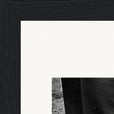 This is Where He Stood Framed print 15x20 cm / 6x8″ Black frame corner detail