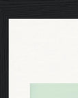 Lacey Leg Framed print 15x20 cm / 6x8″ Black frame corner detail