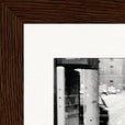 Old Star Framed print 15x20 cm / 6x8″ Dark wood frame corner detail