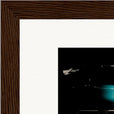 Vibe of Life Framed print 15x20 cm / 6x8″ Dark wood frame corner detail