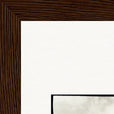 Ready to Fly Framed print 15x20 cm / 6x8″ Dark wood frame corner detail