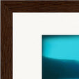 Northern Soul Framed print 15x20 cm / 6x8″ Dark wood frame corner detail