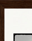 Circle of Life Framed print 15x20 cm / 6x8″ Dark wood frame corner detail