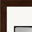 Circle of Life Framed print 15x20 cm / 6x8″ Dark wood frame corner detail