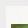 Emerald Storms Framed print 15x20 cm / 6x8″ White frame corner detail