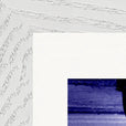 The Unwritten Path Framed print 15x20 cm / 6x8″ White frame corner detail