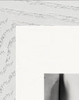 Synch'd Hands Framed print 15x20 cm / 6x8″ White frame corner detail