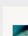 Around and Around Framed print 15x20 cm / 6x8″ White frame corner detail