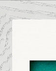 Underwater Flight Framed print 15x20 cm / 6x8″ White frame corner detail