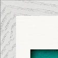 Underwater Flight Framed print 15x20 cm / 6x8″ White frame corner detail
